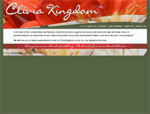 Tablet Screenshot of cliviakingdom.com